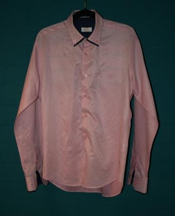 Hermès Heren overhemd Roze XL  beschikbaar voor biedingen