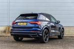Audi Q3 45 TFSIe 245pk PHEV S Edition | Panoramadak | Matrix, Auto's, 12 maanden, Gebruikt, Blauw, Leder en Stof