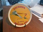 Reclame Dickens Motor Oil 18cm porselein geld schaal België, Verzamelen, Reclamebord, Eu, Eu, Nieuw