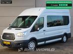 Ford Transit 130pk 9-Persoons Luchtvering Ramp Personenvervo, Stof, Euro 6, Wit, Bedrijf