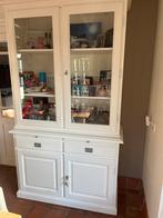 Witte Buffetkast 2-delig, Huis en Inrichting, Kasten | Buffetkasten, Ophalen, Gebruikt, 100 tot 150 cm, 200 cm of meer
