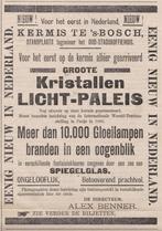 Reclame 1902 - 's-Hertogenbosch Den Bosch Kermis Alex Benner, Verzamelen, Merken en Reclamevoorwerpen, Overige typen, Gebruikt