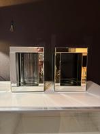 2x Eichholtz windlicht zilver, Huis en Inrichting, Ophalen of Verzenden, Gebruikt