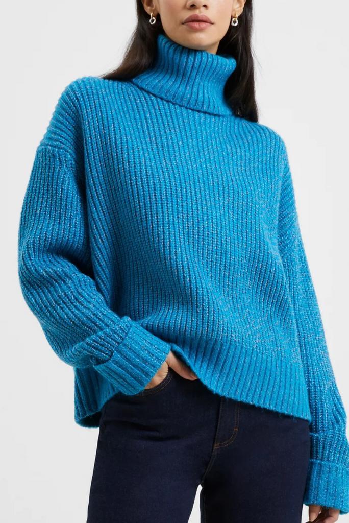 French Connection oversized coltrui, Kleding | Dames, Truien en Vesten, Gedragen, Blauw, Ophalen of Verzenden