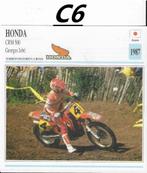 C6 motorkaart honda crm 500 georges jobe ( 1987 ), Ophalen of Verzenden, Zo goed als nieuw, Motoren