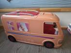 Grote Barbie Speelset met Camper, Huis, Poppen & Accessoires, Ophalen of Verzenden, Gebruikt, Meisje