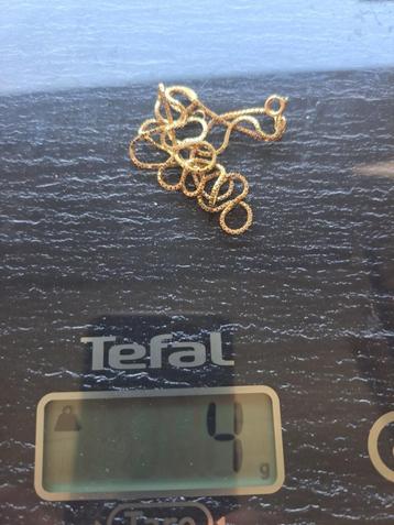 Heel mooi fijn Gouden Venetiaanse ketting  beschikbaar voor biedingen