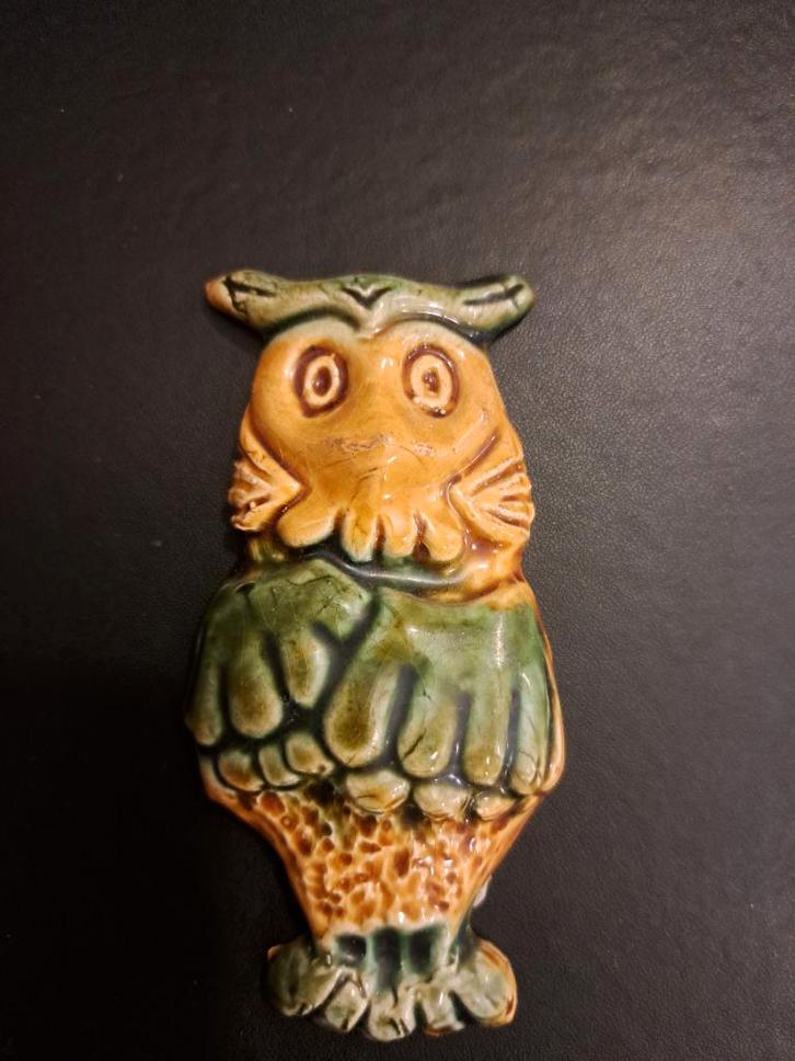 Meneer de uil, Verzamelen, Beelden en Beeldjes, Gebruikt, Dier, Ophalen of Verzenden