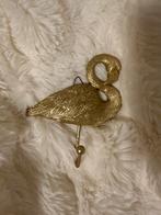 Goude flamingo ophang antiek, Antiek en Kunst, Ophalen of Verzenden