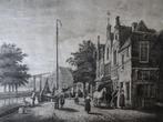 Ets gezicht op Hoorn, EC Rahms, n. C. Springer 1887, Antiek en Kunst, Verzenden