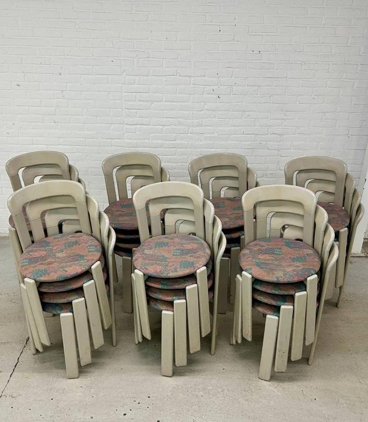 18 x Bruno Rey - Kusch & Co stoelen, Antiek en Kunst, Antiek | Meubels | Stoelen en Banken, Ophalen of Verzenden