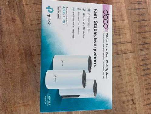 TP-Link Deco E4 (3-pack), Computers en Software, WiFi-versterkers, Zo goed als nieuw, Ophalen of Verzenden