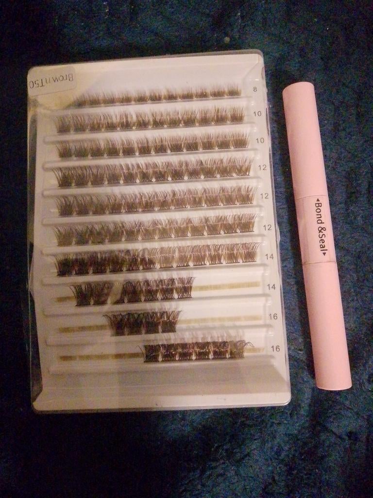 Nep wimpers, Ophalen of Verzenden, Zo goed als nieuw, Zwart, Handen en Nagels