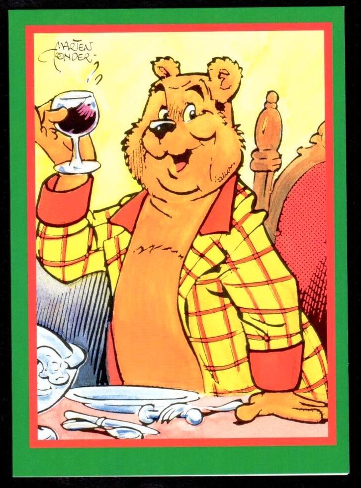 Bommel en Tom Poes - Wenskaart Kerst en Nieuwjaar - B., Verzamelen, Stripfiguren, Zo goed als nieuw, Overige typen, Olivier B, Bommel en Tom Poes