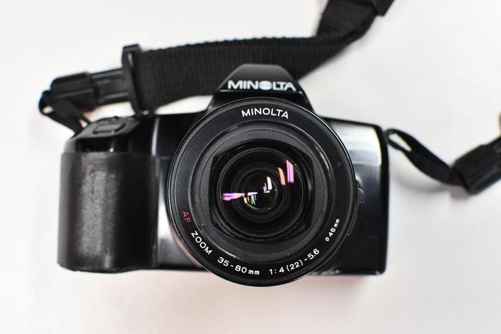 MINOLTA DYNAX 3000i + 35-80mm AF + flits, Audio, Tv en Foto, Fotocamera's Analoog, Gebruikt, Spiegelreflex, Minolta, Verzenden