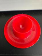 Rood eierdopje plastic jaren 70, Verzamelen, Retro, Ophalen, Huis en Inrichting