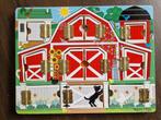 Boerderij puzzel, Ophalen of Verzenden, Minder dan 10 stukjes, Gebruikt, Van hout