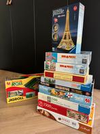 10 puzzels waaronder 1 3D puzzel èn puzzelkleed, Hobby en Vrije tijd, Denksport en Puzzels, Ophalen, 500 t/m 1500 stukjes, Zo goed als nieuw