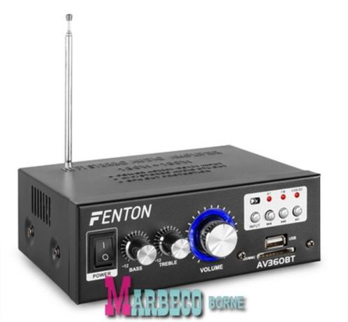 Mini versterker, Bluetooth, USB, SD, MP3, FM, AV360BT, Audio, Tv en Foto, Versterkers en Receivers, Nieuw, Stereo, Overige merken