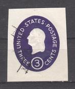 USA Amerika voordruk paars 3 cents, Postzegels en Munten, Postzegels | Amerika, Verzenden, Noord-Amerika, Gestempeld
