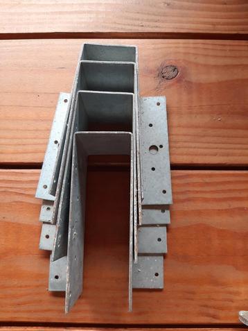 4x Balkdragers 250x400mm - Verzinkt beschikbaar voor biedingen