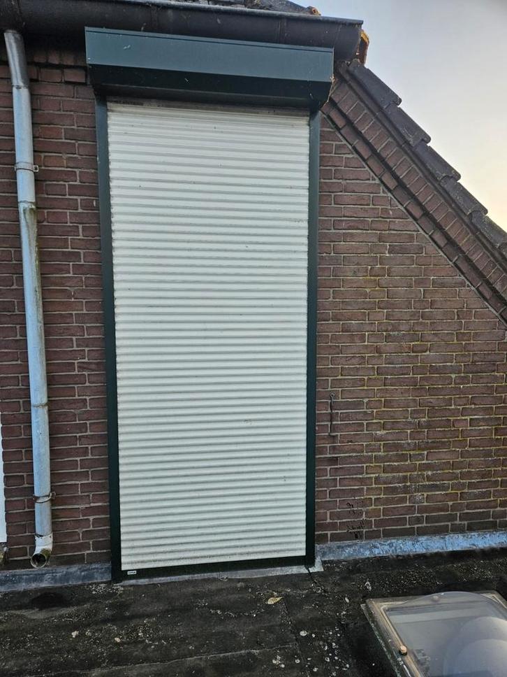 Rolluik voor deur. Heroal 1x, Doe-het-zelf en Verbouw, Rolluiken, Gebruikt, 200 cm of meer, Wit, Ophalen