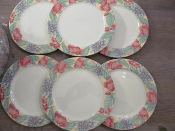 6 Apilco France Aphrodite B. Frappier Diner Borden beschikbaar voor biedingen