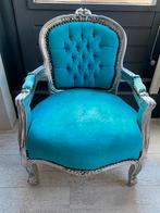 Barok kinderfauteuil turquoise, Kinderen en Baby's, Kinderstoelen, Ophalen, Gebruikt, Overige typen