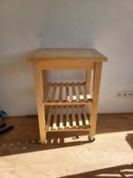 Ikea keuken roltafel, Ophalen, Gebruikt, Hout, Minder dan 50 cm