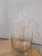 Waterkaraf met 2 glazen - gouden details, Ophalen, Overige kleuren, Minder dan 50 cm, Glas
