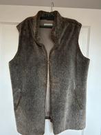 Bont bodywarmer bruin/grijs, Ophalen of Verzenden, Gedragen, Maat 38/40 (M), Bruin