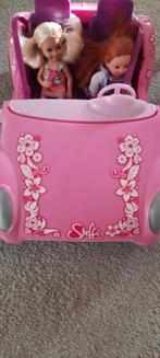 Barbie auto en popjes, Kinderen en Baby's, Speelgoed | Poppen, Ophalen of Verzenden, Zo goed als nieuw, Barbie