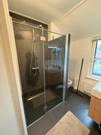 Glazen douchewand invouwmaat 120 x 200 cm, Ophalen, Gebruikt
