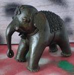 Olifant. Brons. India. Oud.   16/12 cm., Antiek en Kunst, Ophalen
