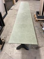 Sidetable leder met stalen onderstel, Ophalen, Nieuw, 25 tot 50 cm, Rechthoekig