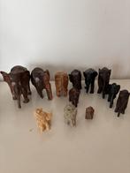 Collectie van 13 olifantenbeeldjes, Ophalen of Verzenden, Gebruikt, Dier