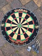 SNIPER Groot Dart bord met ophanghaak en 3 pijltjes, Sport en Fitness, Darts, Ophalen of Verzenden, Zo goed als nieuw, Dartbord