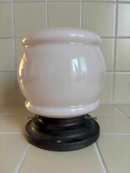 Uitverkoop! Roze Thabur plafonnière | plafondlamp | lamp, Antiek en Kunst, Antiek | Lampen, Ophalen of Verzenden