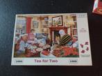 Puzzel the house of - hop - 1000 stukjes - Tea for Two, Hobby en Vrije tijd, Ophalen of Verzenden, 500 t/m 1500 stukjes, Zo goed als nieuw