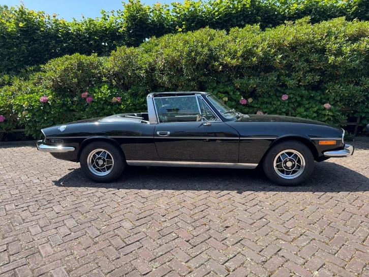 Triumph Stag 3.0 1975 Zwart, Auto's, Triumph, Particulier, Overige modellen, Benzine, Cabriolet, Automaat, Origineel Nederlands