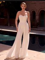 Stoere vrouwelijke bruid jumpsuit trouwjumpsuit bruidspak, Ophalen of Verzenden, Nieuw, Trouwjurk