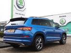 Skoda Kodiaq 1.5 TSI 150pk Sportline Business | Trekhaak | A, Auto's, 4 cilinders, 150 pk, Blauw, Alcantara