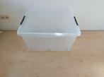 Witte rolcontainer met deksel - 145 liter, Doe-het-zelf en Verbouw, Kratten en Dozen, Ophalen, 40 tot 60 cm, Bak of Kist, 75 tot 100 cm