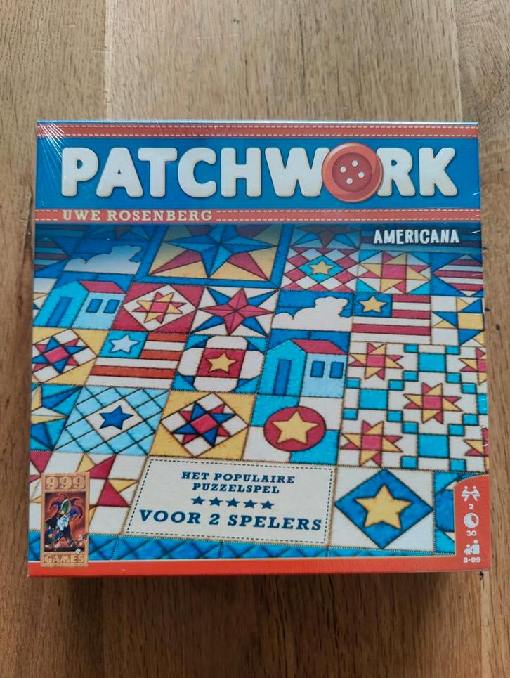 Patchwork Americana Gloednieuw, Hobby en Vrije tijd, Gezelschapsspellen | Bordspellen, Nieuw, Ophalen of Verzenden