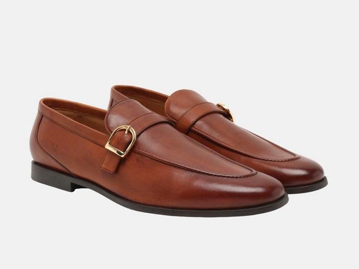 NIEUW Melvin & Hamilton Monk Instapper EU44 of EU 45 Bruin, Kleding | Heren, Schoenen, Nieuw, Loafers, Bruin, Verzenden