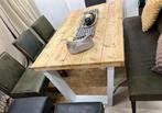 Eetkamer compleet Eetbank en 6 stoelen RODEO, Overige kleuren, Leer, Ophalen of Verzenden, Zo goed als nieuw