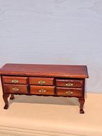 Poppenhuis  bureau met 6 lades, Poppenhuis, Gebruikt, Kast, Verzenden