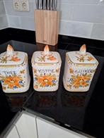 Vintage koffie/thee/suikerpot, Ophalen of Verzenden, Gebruikt, Overige stijlen, Overige typen