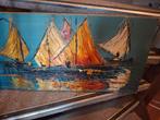 Vintage Schilderij Zeilboten, Ophalen of Verzenden