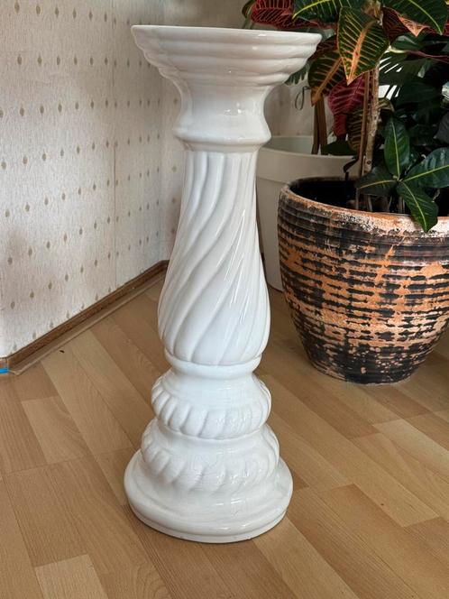 Witte Tuinzuil/pilaar te koop, Huis en Inrichting, Woonaccessoires | Zuilen en Pilaren, Gebruikt, Ophalen